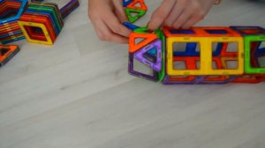 Собираем огромную китовую акулу из магнитного конструктора