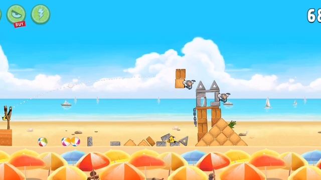 [ANGRY BIRD GAME] Round 3 Perfect shoot смотреть онлайн