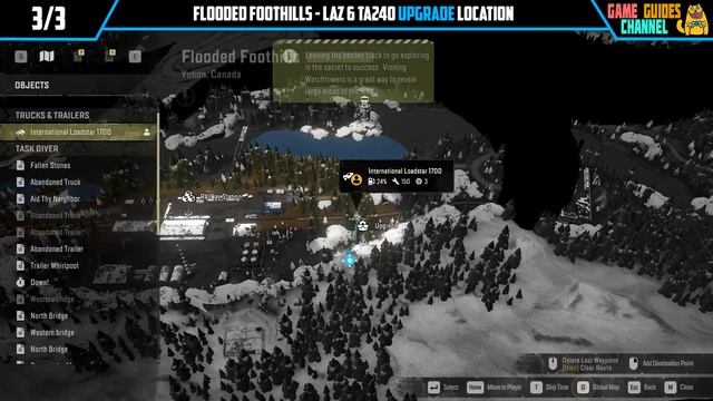 SnowRunner All Upgrade Locations Flooded Foothills смотреть онлайн