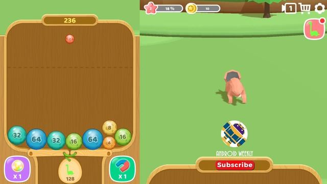 Dino 2048 Balls Part 01 - Unlock Velociraptor, Stegosaurus, Triceratops, T-Rex, Brachiosaurus смотреть онлайн