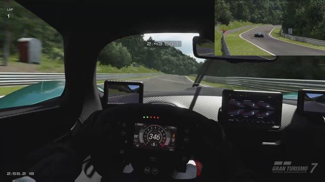 GT7 - Aston Martin Valkyrie Nordschleife Hotlap - 5:29.247 смотреть онлайн