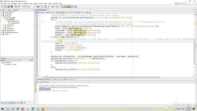 conexion java postgres desde un archivo de configuracion смотреть онлайн