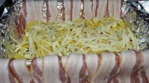 Вкусная КАРТОШКА С БЕКОНОМ в духовке - Картофельный МИЛЬФЕЙ. Обязательно попробуйте, как это Вкусно