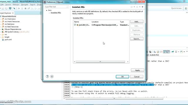 no compiler is provided in this environment. Perhaps you are running on a JRE rather than a JDK? смотреть онлайн