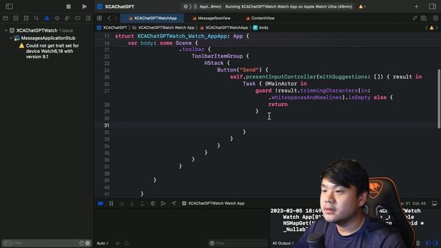 Build a SwiftUI ChatGPT watchOS App | OpenAI API смотреть онлайн