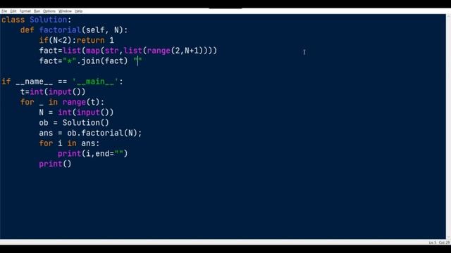 Factorials of large numbers #GFG 20 09 2021 #srinivasthedeveloper #day1 #potd #GeeksforGeeksPractic смотреть онлайн