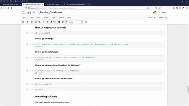 Python Pandas Tutorial #4 - Dataframe Basics смотреть онлайн