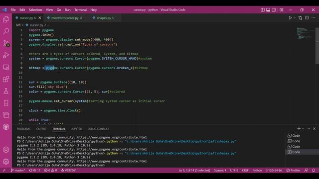 PyGame Tutorial For Beginners - How to move an image with the mouse in PyGame? смотреть онлайн