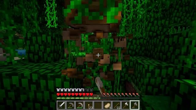 Первый дом в джунглях - Выживание в Майнкрафт с модами (PowerCraft #01) смотреть онлайн