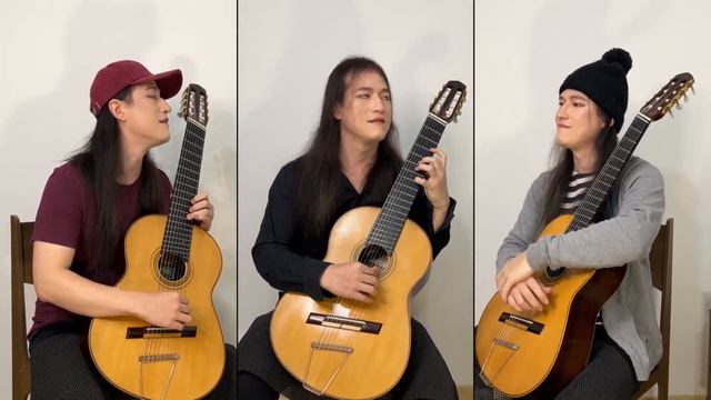 Undertale - Spider Dance - 8-string guitar trio cover смотреть онлайн