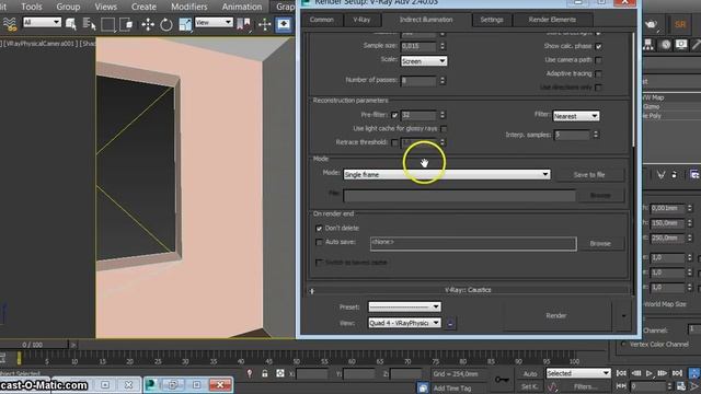 Настройки VRAY