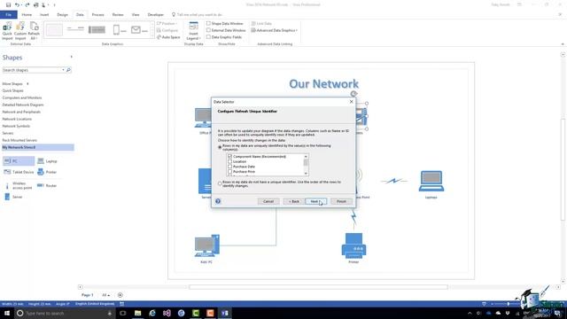 How to Import Data Into Visio 2016 | Import Excel Data Into Visio смотреть онлайн
