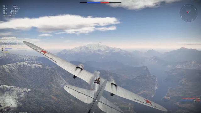 Самолет СБ 2М-100 в War Thunder смотреть онлайн