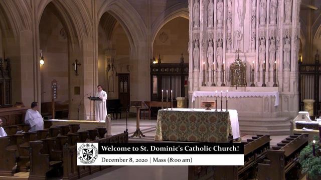 12/08/20 Tue - IMMACULATE CONCEPTION | 7:15am Prayer | 8:00am Mass | Fr. Christopher Wetzel, O.P. смотреть онлайн