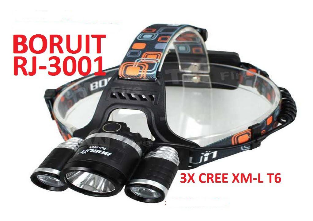 Налобный фонарь BORUIT RJ-3001