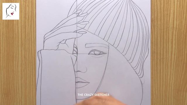 How to Draw a Hidden Face with Cap girl Drawing | Girl Drawing Pictures | The Crazy Sketcher смотреть онлайн