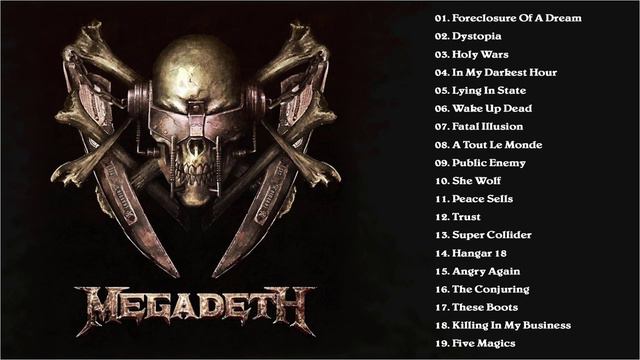 Megadeth Greatest Hits Full Album 2021 - The Best Songs Of Megadeth 2021 Playlist