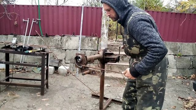 Гибочный станок из моста москвича. смотреть онлайн