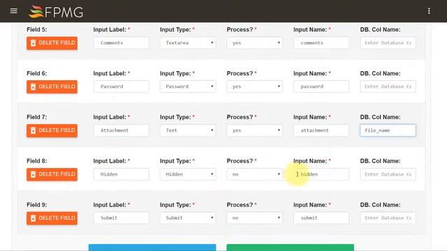 Generate Form PHP And MySQL Code Using FPMG смотреть онлайн