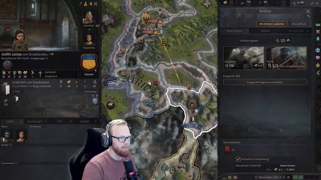 Crusader Kings 3 E01 : Vom Tod und Leben in Zürich und Bern смотреть онлайн