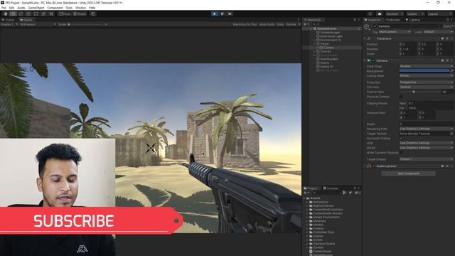 Crouching in FPS Game | Unity tutorial смотреть онлайн