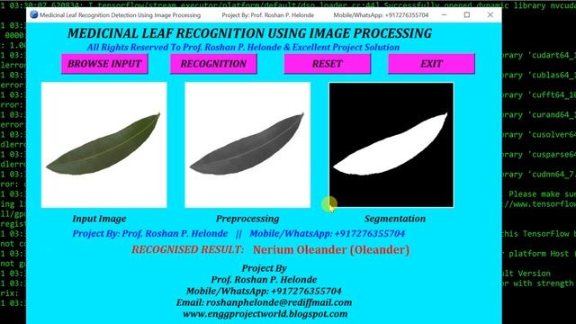 Medicinal Leaf Recognition Using Image Processing || Python Project With Source Code смотреть онлайн