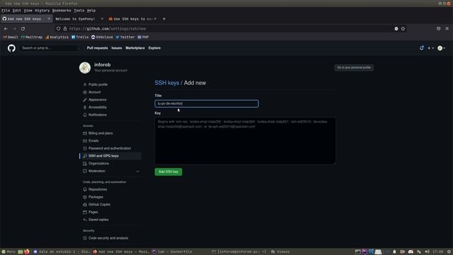 symfony-ready primera parte - Acceso ssh con github смотреть онлайн
