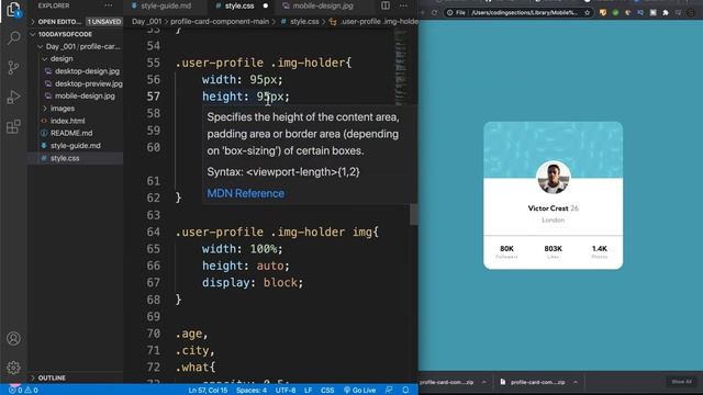 HTML and CSS Building a Simple Card Element (Videoclip) | #100DaysOfCode Challenge | Frontend Mento смотреть онлайн