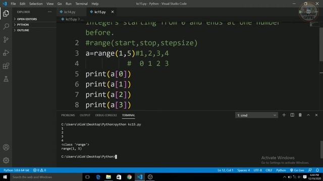 Range Function in Python | In Hindi | #14 смотреть онлайн