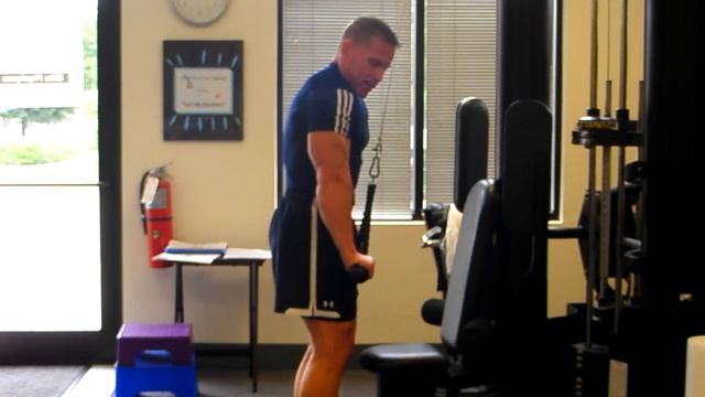 Cable Rope Pull Down / Tear Apart For Big, Toned, Arms & Triceps