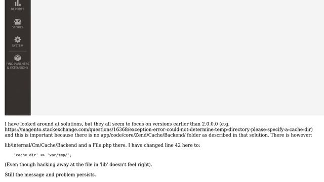 Magento: Could not determine temp directory, please specify a cache_dir manually (3 Solutions!!) смотреть онлайн