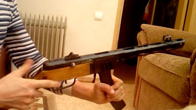 ППШ на МПУ-1( пустые патроны) смотреть онлайн