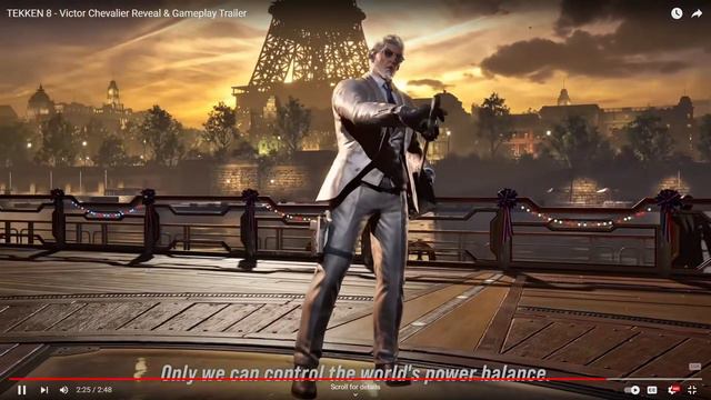 Noctis, Kunimitsu, Raven and Soul Calibur the character | Tekken 8 Victor Chevalier Trailer смотреть онлайн