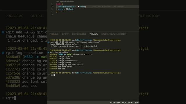 Rename last local commit | Git смотреть онлайн