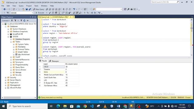 SDG Portfolio Project in SQL | Part Two смотреть онлайн