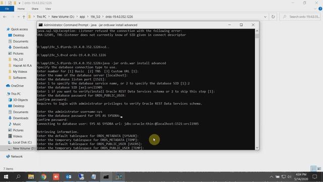 Oracle Apex 5.0 [DB 19c] - REST Data Services 19.4 with Apache Tomcat 9.0.14 4K смотреть онлайн