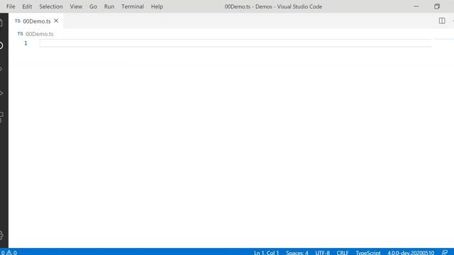 How to transpile typescript program? Learn usage of "let" смотреть онлайн
