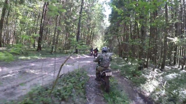 Туризм Эндуро по Логойщине на Minsk X250 (Motoland Blazer 250, Forte FT-250GY CBA)