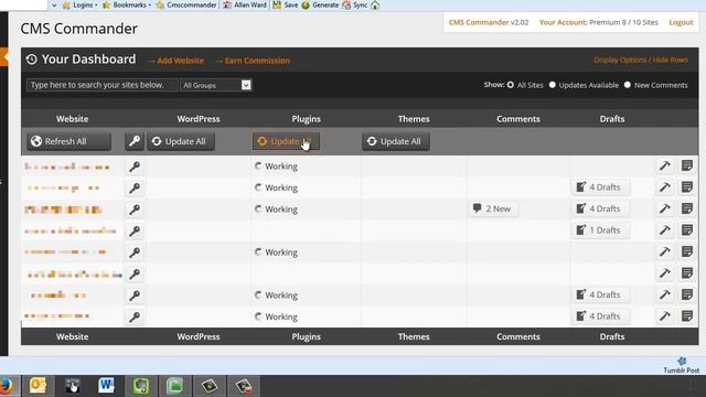 How To Update Multiple Wordpress Blogs with CMS Commander смотреть онлайн