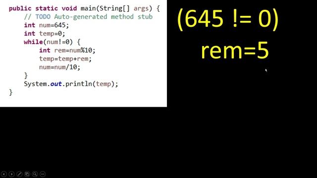Find sum of digits of number in java || Dream Coding смотреть онлайн