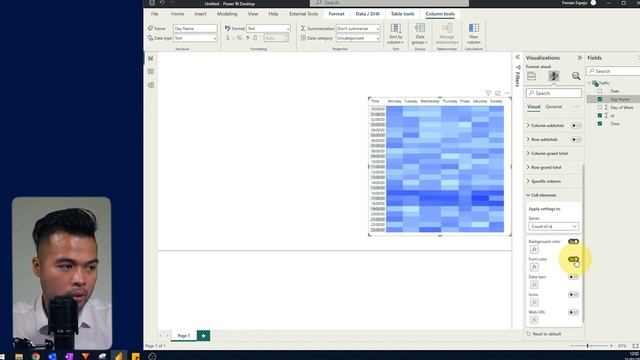 Create a HEATMAP MATRIX easily in Power BI without writing any code // Beginners Guide to Power BI смотреть онлайн