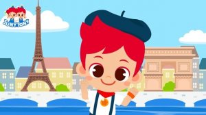 Counting to 10 in Five Languages | Counting Songs for Kids | Kids Song | Nursery Rhymes | JunyTony