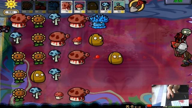 Plants vs Zombies - Big mushrooms, little mushrooms and bucket zombies смотреть онлайн