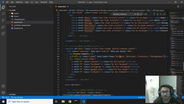 Mudah!!! Cara Membuat Website CV Menggunakan Template Bootstrap смотреть онлайн
