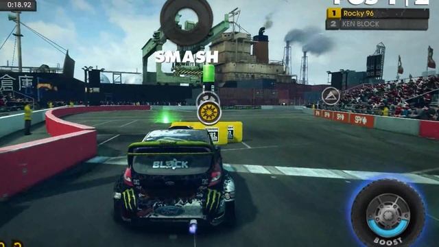 Dirt Showdown gameplay Head to Head YokoHama HD 5670 смотреть онлайн
