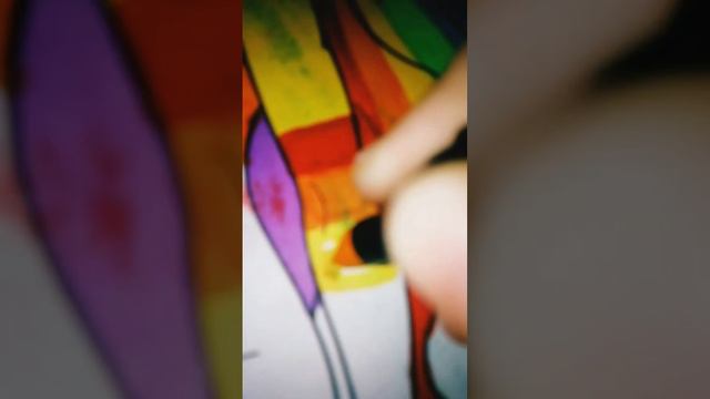 С радужного облака фея спустилась