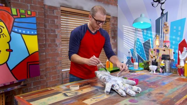 Make a giant fake hand | Art Ninja | CBBC смотреть онлайн