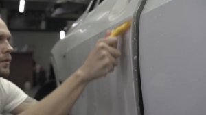 BMW X7 (бмв х7) - белый матовый цвет с помощью полиуретановой пленки LLumar Platinum