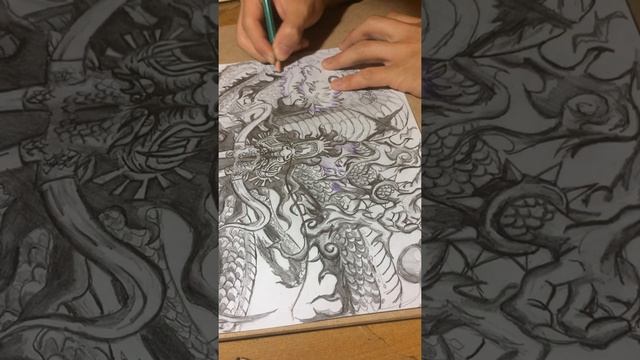 Kaidou Dragon Form drawing OP from Deviantart wallpaper смотреть онлайн