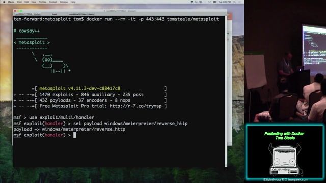 CG01 Pentesting with Docker Tom Steele смотреть онлайн